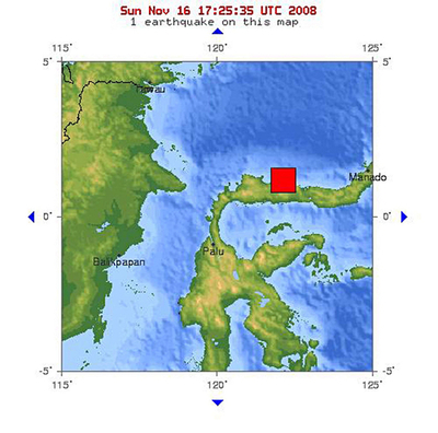 インドネシア・スラウェシ島でM7.5の地震、1人死亡