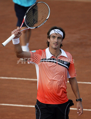 男子テニス マスターズ シリーズ ローマ大会07 ロブレド シモンを破り準々決勝進出 イタリア 写真8枚 ファッション ニュースならmode Press Powered By Afpbb News