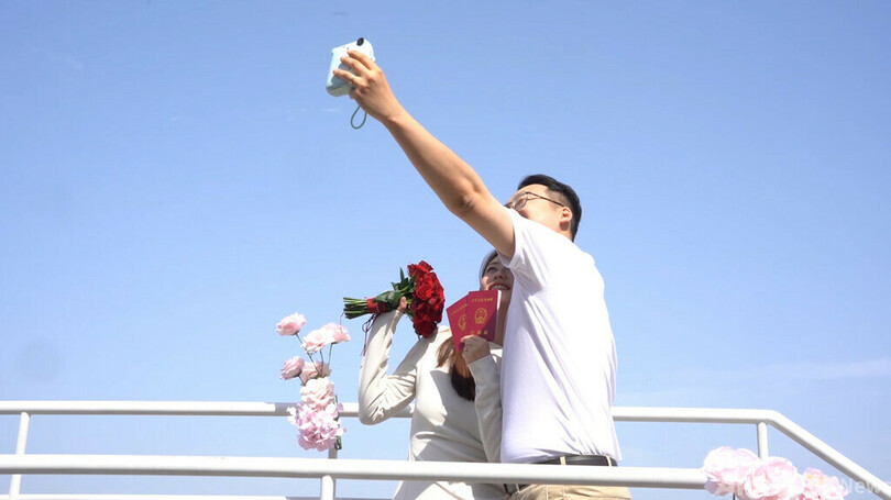 上海に空中結婚登記所オープン