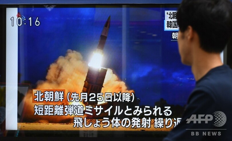 北朝鮮、飛翔体2発を日本海に発射 文氏を「まれに見る恥知らず」と非難