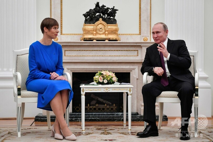 エストニア大統領が8年ぶりロシア訪問、プーチン氏と会談