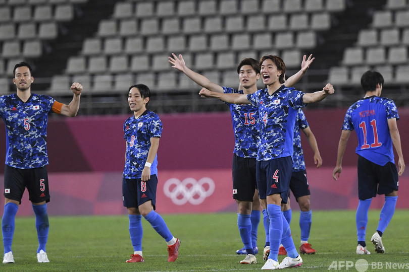 日本がpk戦制し4強入り 準決勝はスペインと サッカー東京五輪 写真8枚 国際ニュース Afpbb News