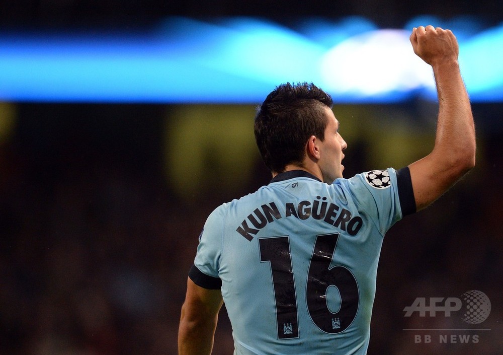 マンチェスター・シティFC ユニフォーム セルヒオ・アグエロ 紀念