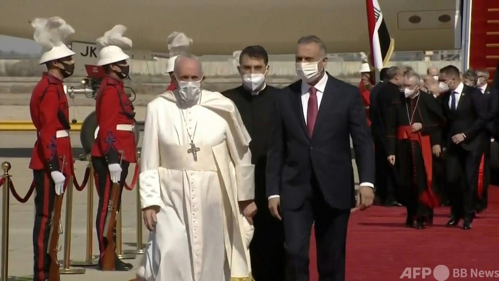 動画：史上初、ローマ教皇がイラク訪問