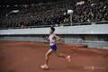 平壌で6年ぶりマラソン大会、海外ランナーが参加 北朝鮮 北朝鮮の首都平壌で開催された国際マラソンの参加者(2025年4月6日撮影)。(c)KIM Won Jin / AFP