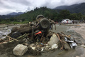 インドネシア・センタニで発生した鉄砲水の被害の様子（2019年3月17日撮影）。(c)Netty Dharma Somba / AFP