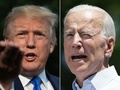 ドナルド・トランプ米大統領（左、2019年6月2日撮影）とジョー・バイデン前副大統領（右、2019年5月18日撮影）。(c) Jim WATSON and Dominick Reuter / AFP