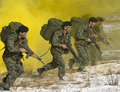 2007年11月22日、韓国の首都ソウル（Seoul）南方30キロの光州（Gwangju）の軍事基地で訓練する韓国軍特殊部隊の兵士たち。(c)AFP/KIM JAE-HWAN