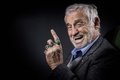 仏俳優ジャン＝ポール・ベルモンドさん。パリ郊外で（2016年12月5日撮影）。(c)JOEL SAGET / AFP