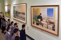 北朝鮮・平壌で、金正日氏の死去から10年に合わせて開かれた美術展の様子。朝鮮中央通信（KCNA）提供（2021年12月15日撮影、同16日公開）。(c)AFP PHOTO/KCNA VIA KNS