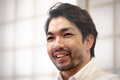 東京都内のゴールドウイン本社で、インタビューに応じるパラ競泳の鈴木孝幸選手（2021年10月15日撮影）。(c)AFPBB News/Yoko Akiyoshi 