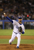 3回を投げ4安打5失点を喫し降板したドジャースの先発エステバン・ローアイザ（%%Esteban Loaiza%%）。(c)AFP/Getty Images/Lisa Blumenfeld