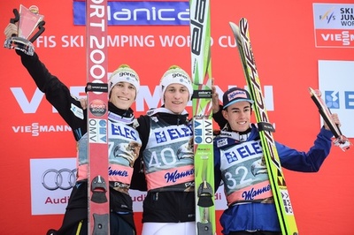 プレヴツが優勝、フロイントとの差を縮める ジャンプW杯男子