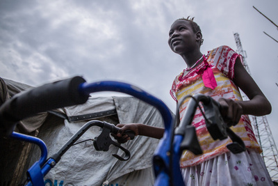 内戦の影に取り残される障害者たち、南スーダン