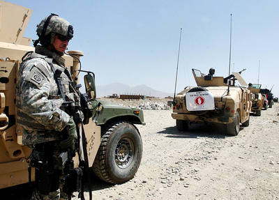 アフガニスタン南部で多国籍軍と武装勢力が戦闘　武装勢力側に死者