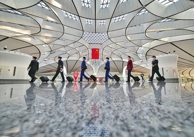 北京大興空港、国際線や香港便の運行が17日に再開 