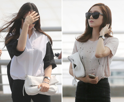 ジェシカ＆クリスタル姉妹、米に向けて出発