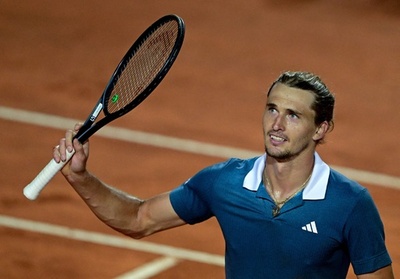 ズベレフがイタリア国際4強 転倒のアクシデント乗り越え