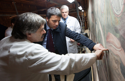 失われたダビンチの壁画、現存する可能性 イタリア