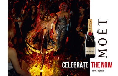 「モエ・エ・シャンドン」グローバル広告キャンペーン、“THE NOW”がスタート
