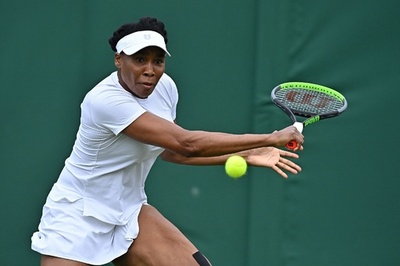 41歳ヴィーナス、最多90回目のGSで初戦突破 ウィンブルドン