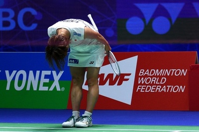 奥原は全英OP決勝進出ならず、世界1位の陳に敗れる