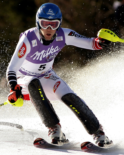 ＜06-07アルペンスキーW杯＞男子回転・第10戦、ライヒ 1本目を終えて首位に立つ - スロベニア