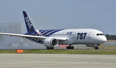 全日空のB787型機、ブレーキの不具合で欠航