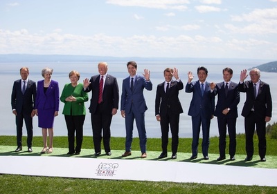 G7サミット、貿易問題めぐり「G6」対トランプ氏の構図に