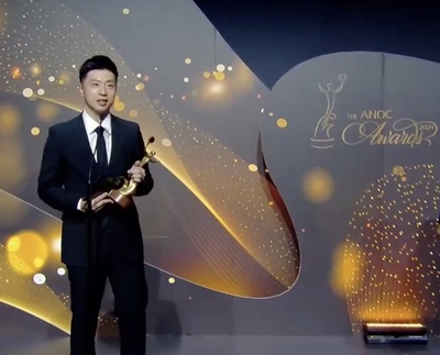 卓球中国男子の馬龍にスポーツキャリア賞=ANOCアワード2024