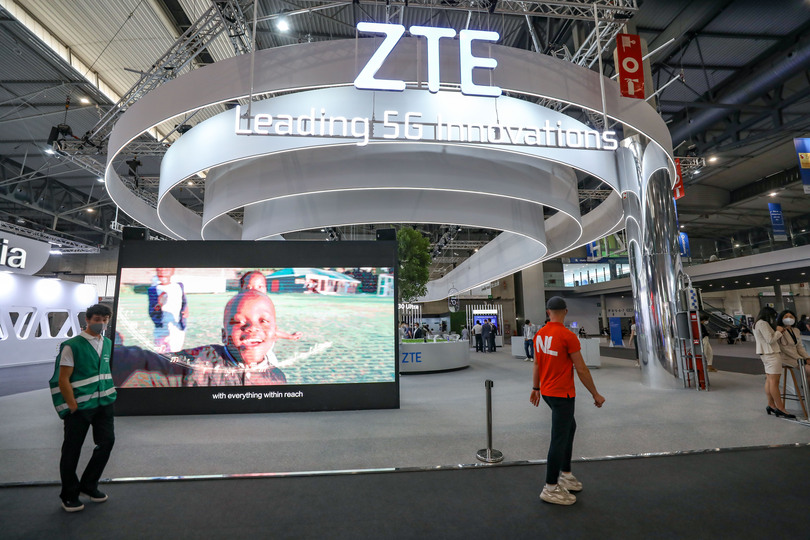 中国通信機器大手ZTE、中間決算は純利益2・2倍