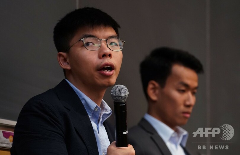 香港民主活動家の黄氏、米政府に支援要請 NYで講演