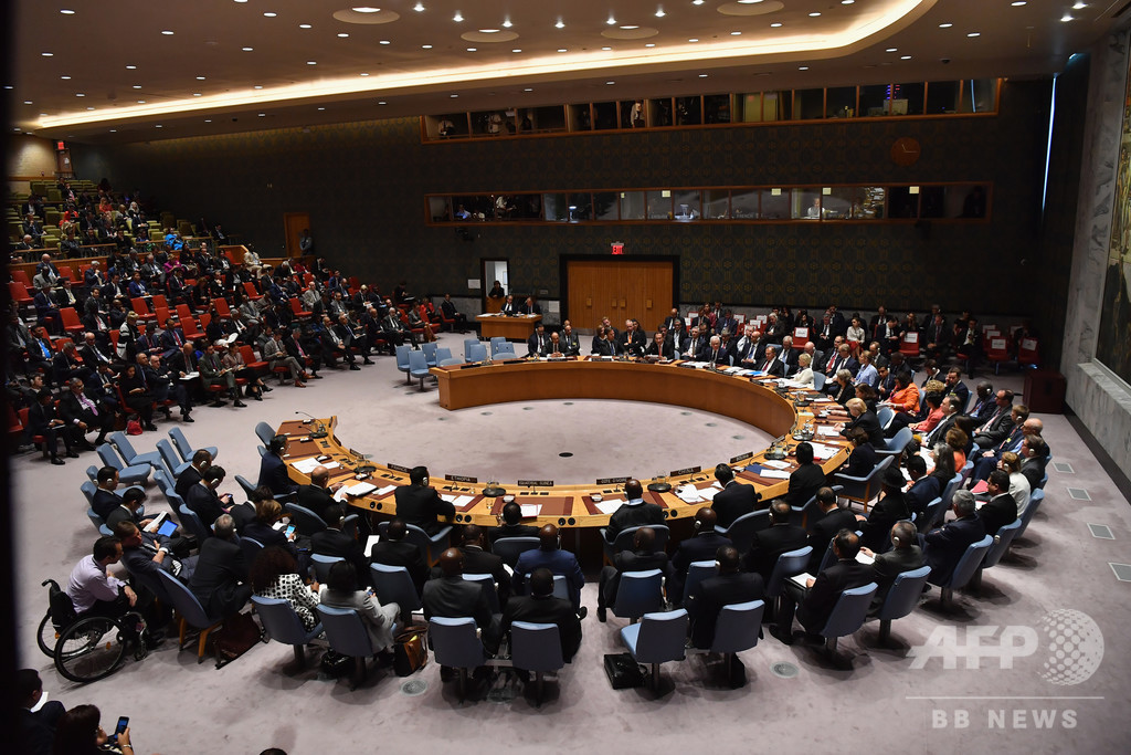 中国の「一帯一路」構想めぐり米中が対立、国連安保理 中国の「一帯一路」構想めぐり米中が対立、国連安保理