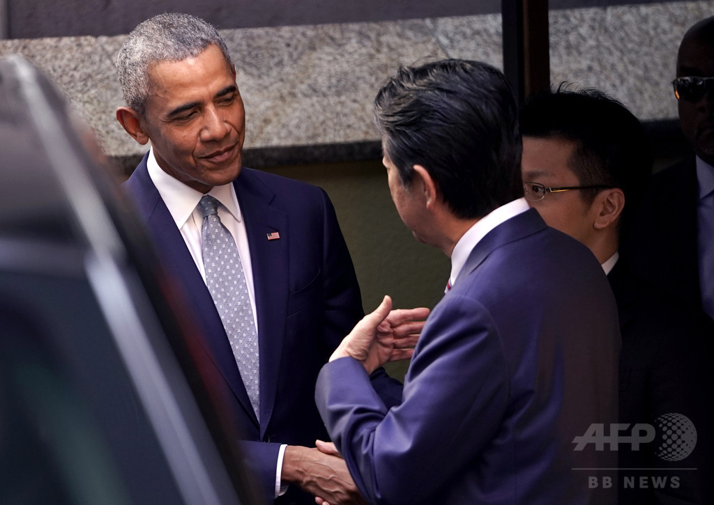 来日中のオバマ氏 北朝鮮は現実の脅威 都内イベントで 写真1枚 国際ニュース Afpbb News