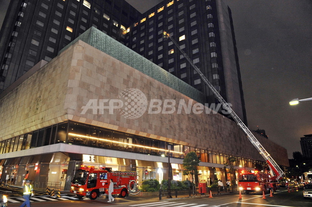 帝国ホテルで火災、一時500人が避難 写真4枚 国際ニュース：AFPBB News
