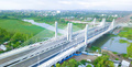 中国企業が建設したエチオピアのアベイ河大橋（提供写真）。(c)PeopleʼsDaily