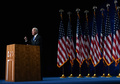 米民主党党大会の最終日に、同党の大統領候補の正式指名を受諾したジョー・バイデン前副大統領（2020年8月20日撮影）。(c)Olivier DOULIERY / AFP