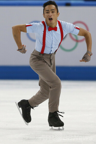 アモディオ、フィギュア男子シングルで18位 ソチ五輪 写真13枚 国際