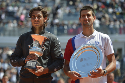 ナダルがジョコビッチを退け全仏前哨戦を制す、イタリア国際