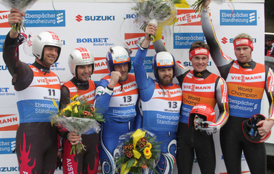 リュージュW杯・第3戦 オーベルシュトルツ／グルーバー組 二人乗りを制す