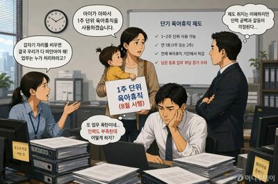韓国で短期育児休業を導入、8月から1週間単位で取得可能に