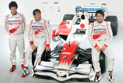 トヨタ 2008年用ニューマシン「TF 108」を発表