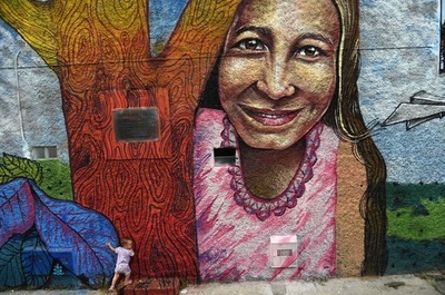 ゲリラ戦闘地のイメージを払拭、平和を祈る壁画フェス初開催 コロンビア