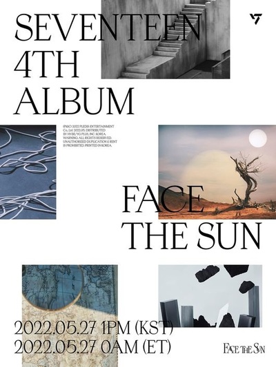 SEVENTEEN、4thフルアルバム「Face the Sun」5月27日に発売決定 – KOREA WAVE