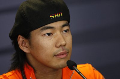 スパイカーの山本左近 ハンガリーGPを控え記者会見を行なう