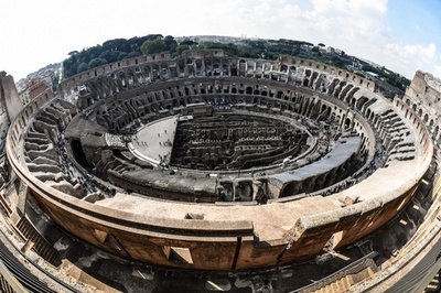 「平民席」の眺めは最高 ローマのコロッセオ最上階40年ぶり一般公開へ