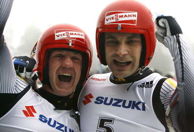 フロルシュッツ／ブストリッヒ組 リュージュ世界選手権・二人乗りを制す