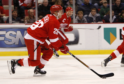 レッドウィングス ブルースをシャットアウト