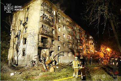 ロシアのキーウ空爆で9人死亡、28人が負傷