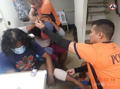 フィリピン、中国海警との衝突で漁師3人が負傷と発表 南シナ海